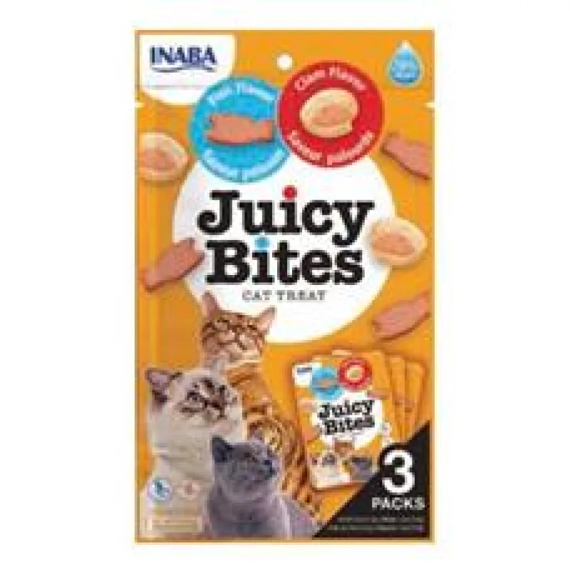Churu Cat Juicy Bites Fish&Clam Flavor 3x11,3g