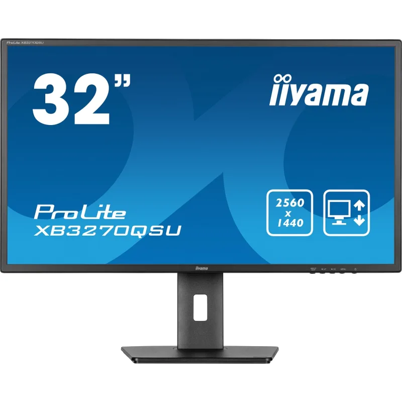 iiyama ProLite/ XB3270QSU-B1/ 31, 5"/ IPS/ QHD/ 100Hz/ 3ms/ Black/ 3R…