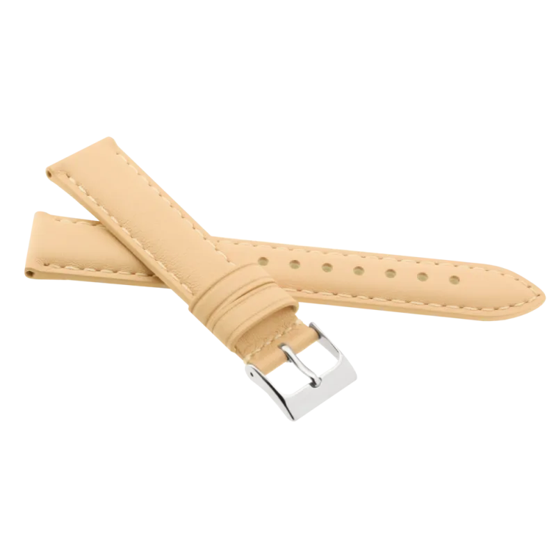 JVD Unisex žlutý kožený řemínek na hodinky R41342/12