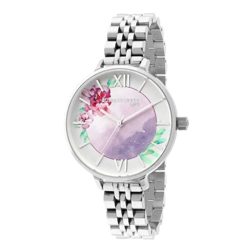 SUNDAY ROSE Dámské luxusní designové hodinky SUNDAY ROSE Enchanted Early Sunrise SUN-E01
