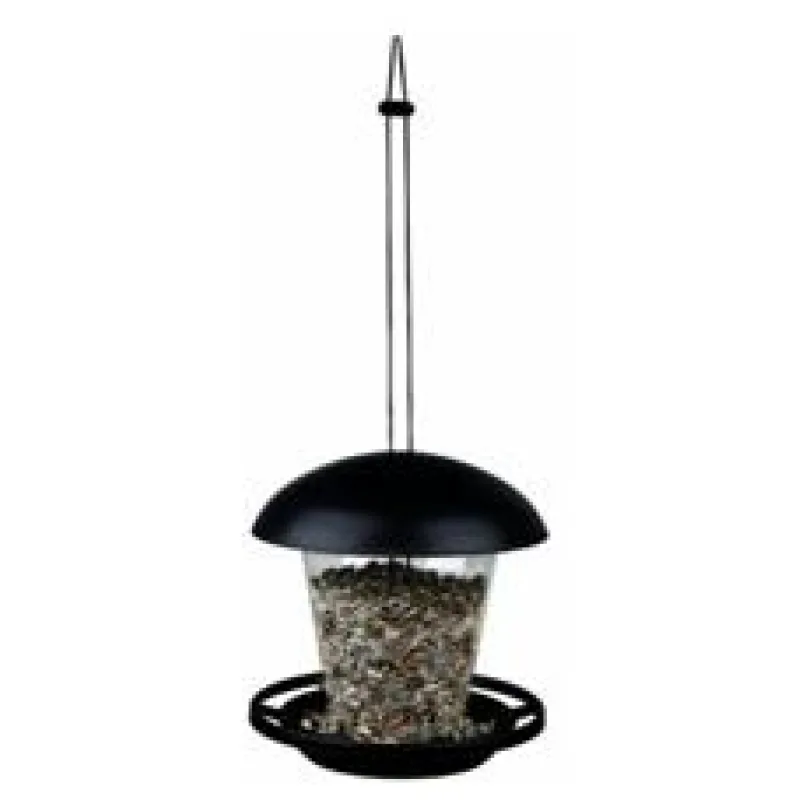 Zahradní závěsné plast. krmítko tubus se stříškou 900 ml/17 cm 1 ks