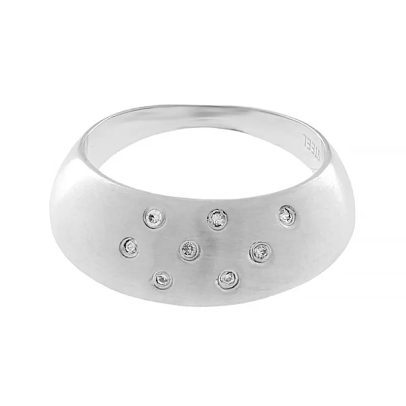 Nerezový prsten 5061 (velikost 54) - stříbrné barvy