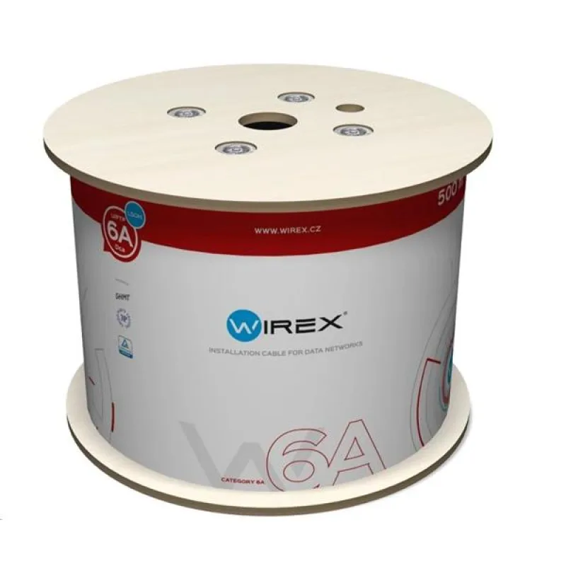 WIREX Instalační kabel CAT6A U/FTP LSOH / DCA 500m cívka fialový WIC-6A…