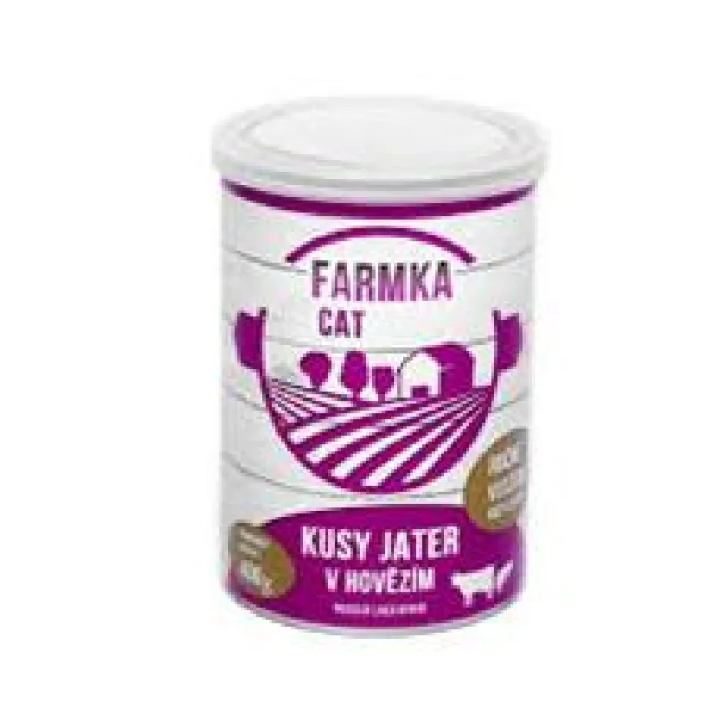 FARMKA Cat s játry, konzerva 400g
