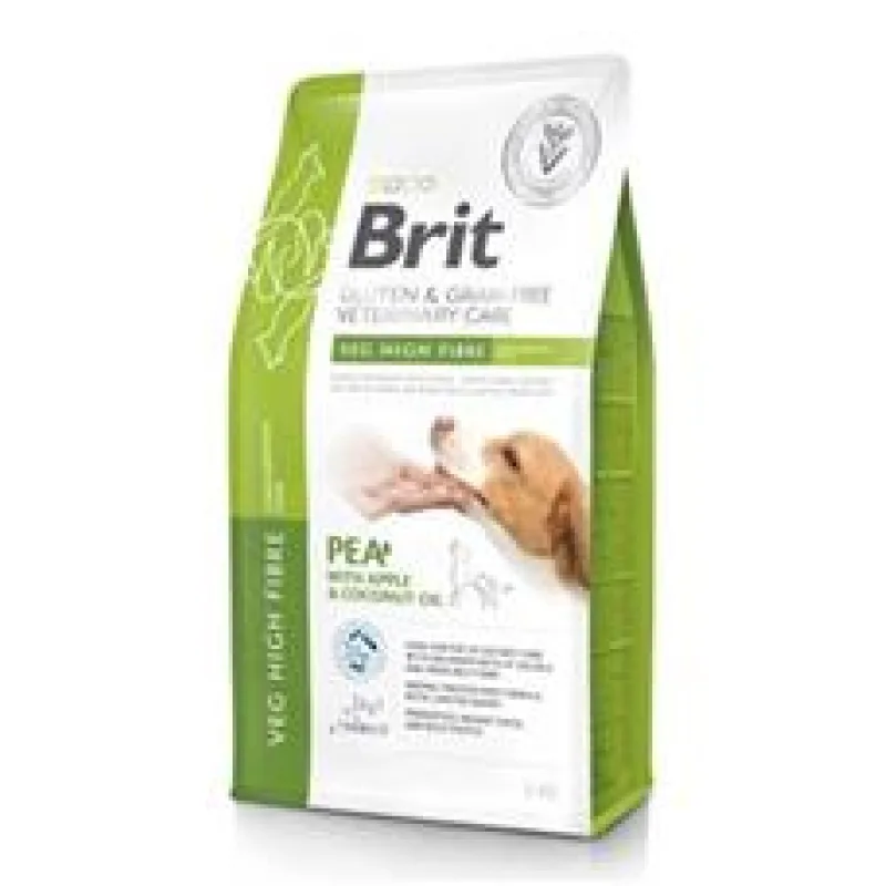 Brit VD Dog GF Veg High Fibre 400g