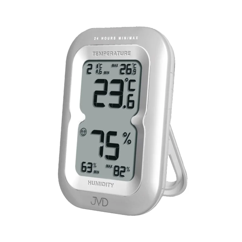 Digitální teploměr JVD stříbrný T9230.2