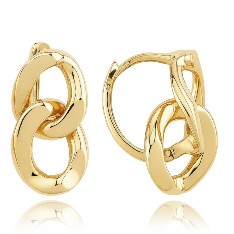 MINET Luxusní zlaté náušnice Au 585/1000 2,60g JMG0319WGE00