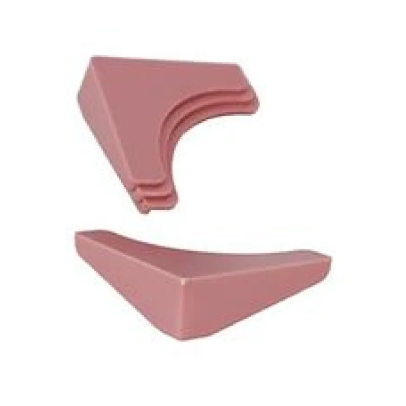 Komponenty PANAS COLOUR plast.rohy ke dnu růžová Zolux 4ks růžová