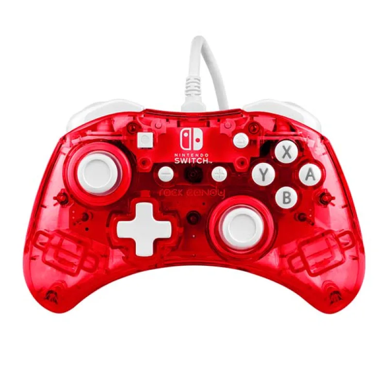 PDP Wired Mini Controller Rock Candy for Nintendo Switch, Stormin Cherry …