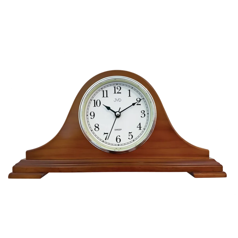 JVD Netikající retro tiché dřevěné stolní hodiny JVD HS3290/11