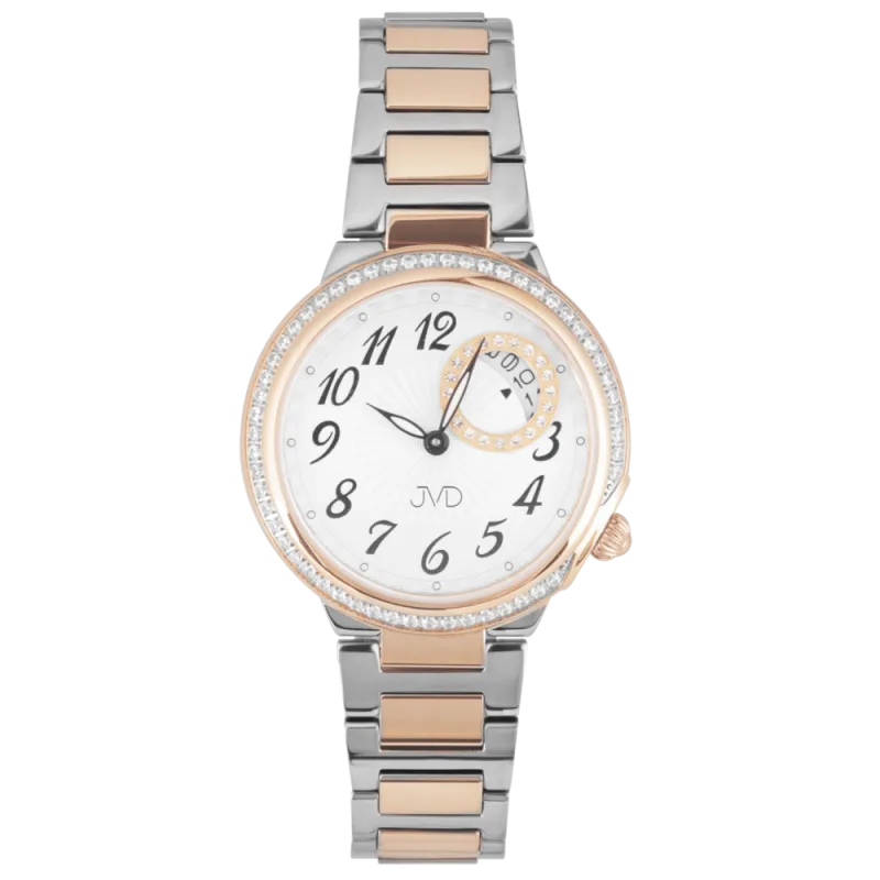 JVD Dámské kulaté elegantní šperkové hodinky JVD JG1039.2