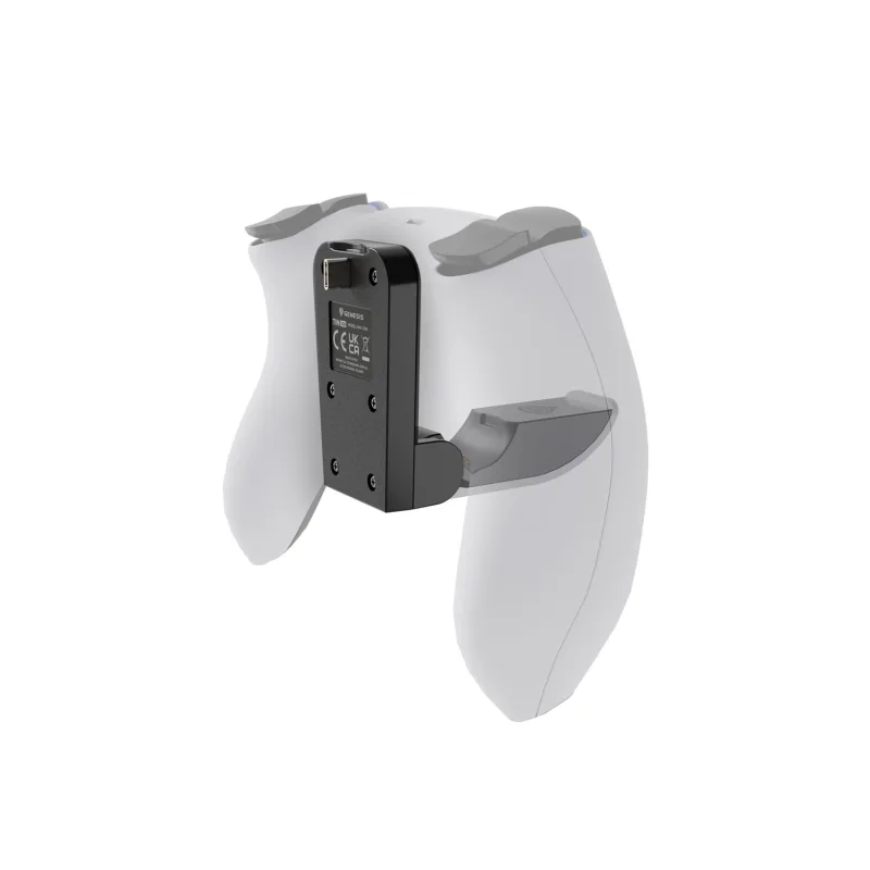 Gamepad nabíjačka Genesis TIN 300 pre konzolu PS5, čierno-biela NAG-2186