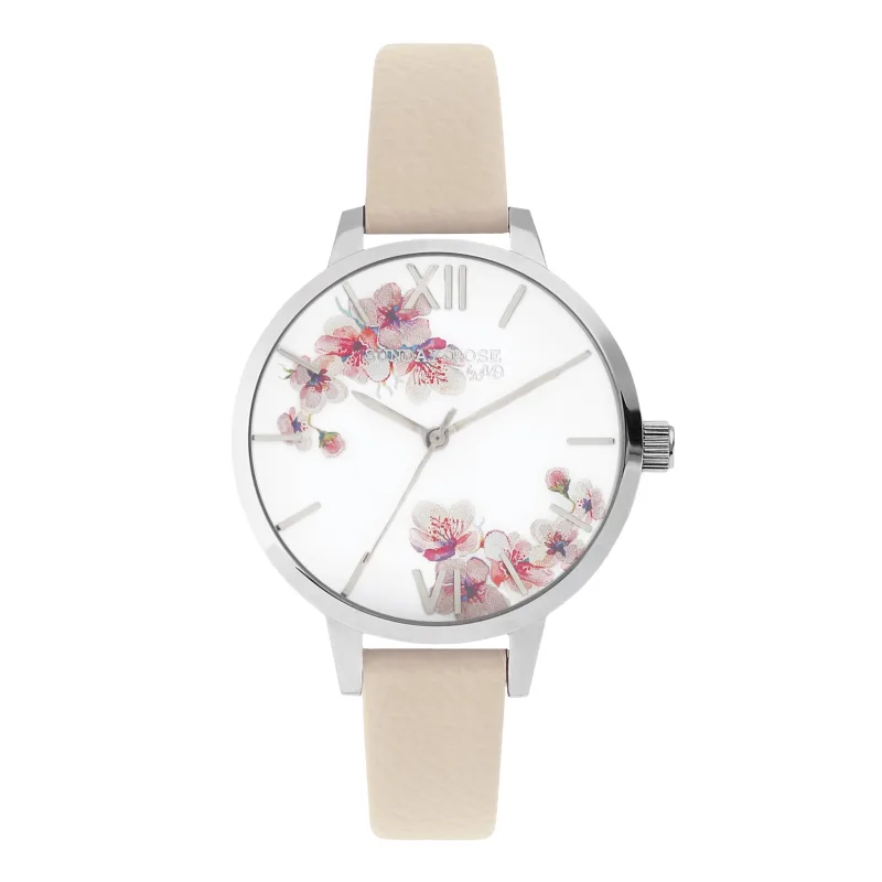 SUNDAY ROSE Dámské luxusní designové hodinky SUNDAY ROSE Spirit WATERCOLOR SUN-S02