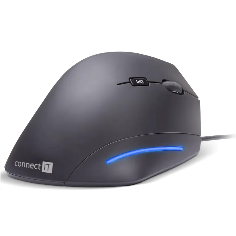 CONNECT IT FOR HEALTH ergonomická vertikálna myš, drôtová CMO-2500-BK