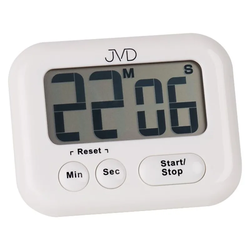 JVD Bílá moderní digitální minutka JVD DM97