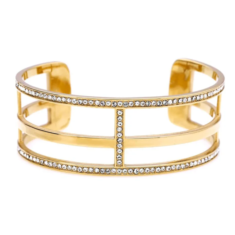 MPM Ocelový náramek z chirurgické oceli Bracelet 7988, Gold, size M