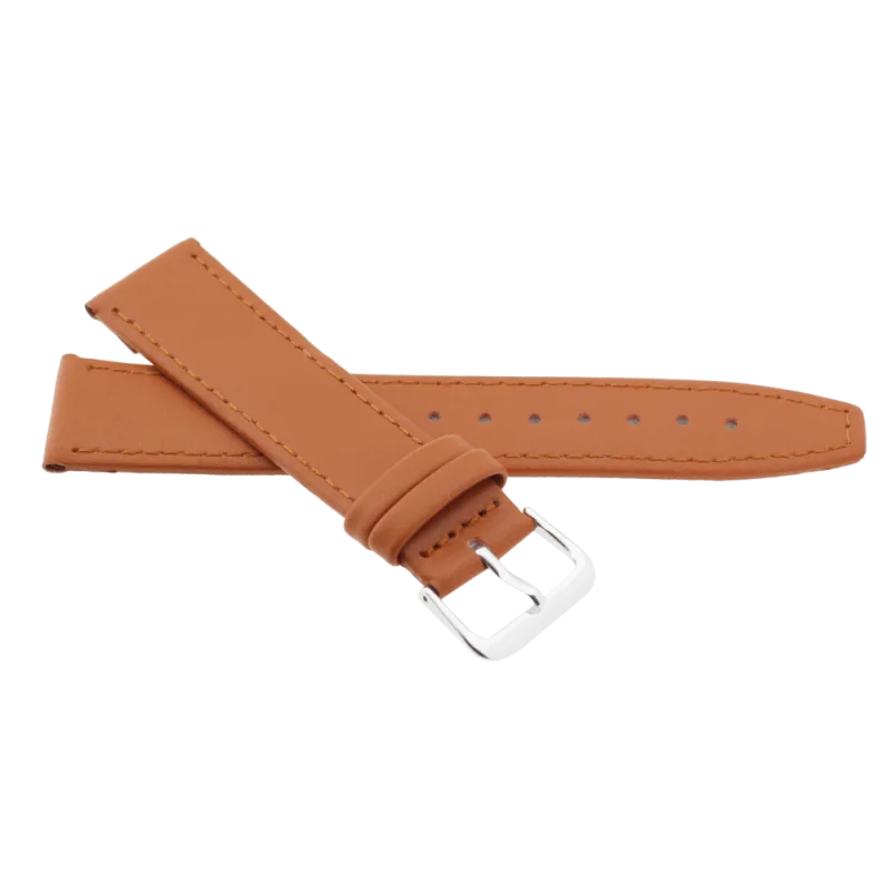 JVD Pánský kožený hnědý řemínek na hodinky R23003/24