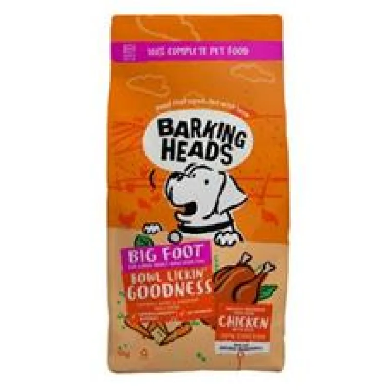 BARKING HEADS Big Foot Bowl Lickin Good Chick 12 kg