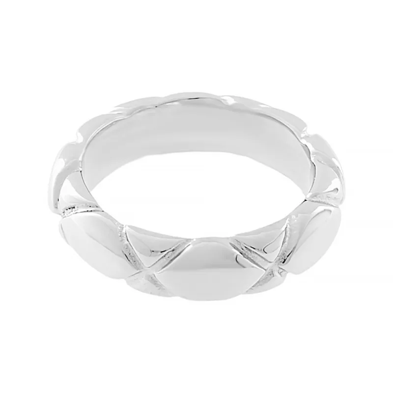 MPM Unisex nerezový prsten 5059 (velikost 54) - stříbrné barvy