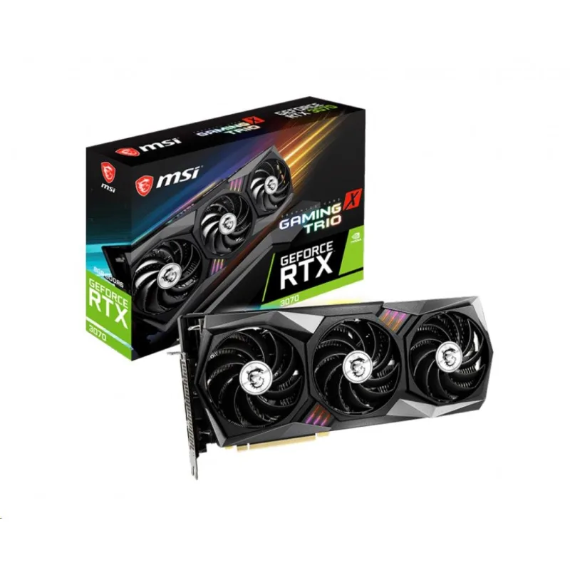 BAZAR - MSI VGA NVIDIA GeForce RTX 3070 GAMING X TRIO, 8GB GDDR6, 1xHDMI,…