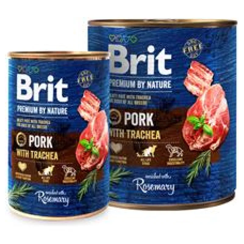 Brit Premium Dog by Nature konz Pork & Trachea 800 g