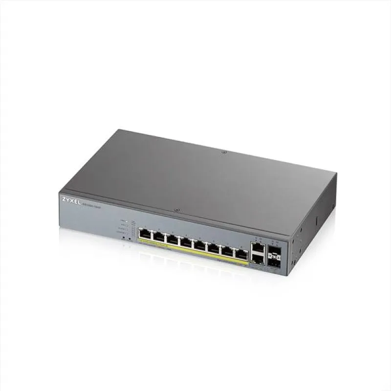 Zyxel GS1350-12HP, 12 Port managed CCTV PoE switch, long range, 130W…