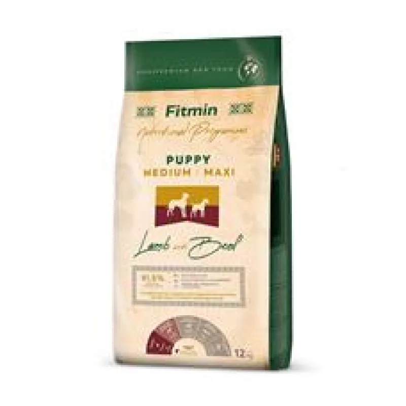 Fitmin Medium Maxi Puppy Lamb With Beef kompletní krmivo pro štěňata 12 kg