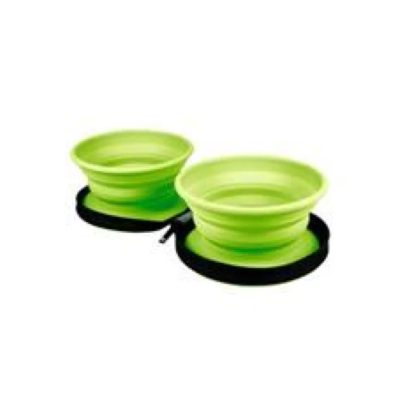 Cestovní dvojmiska zelená KW 700 ml