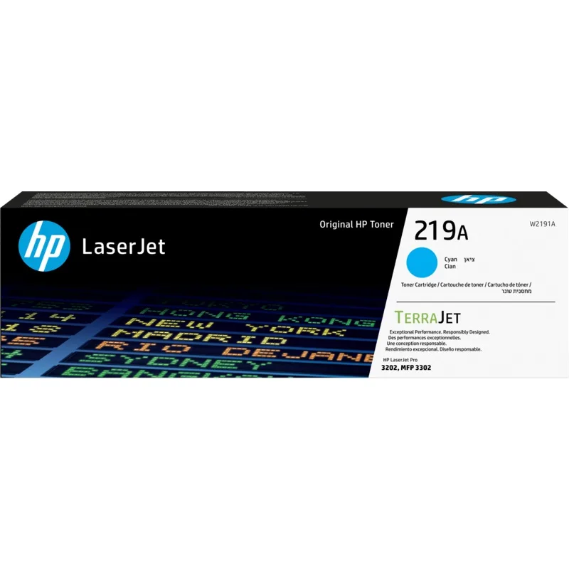 HP 219A, Azúrová originálny toner. kazeta, W2191A W2191A