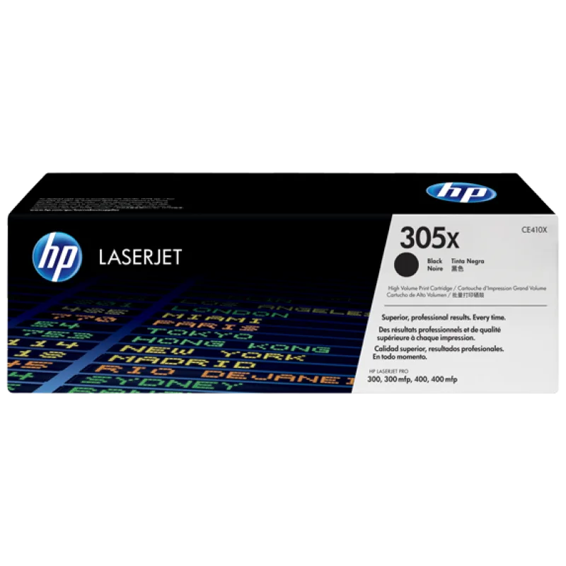 HP toner čierny HP305X /vyťaženosť cca 4000str/ CE410X