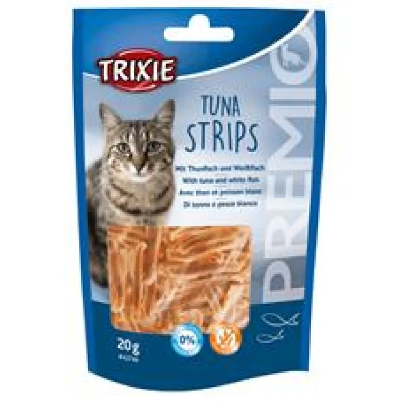 PREMIO Tuna Strips - pásky s tuňákem, 20g