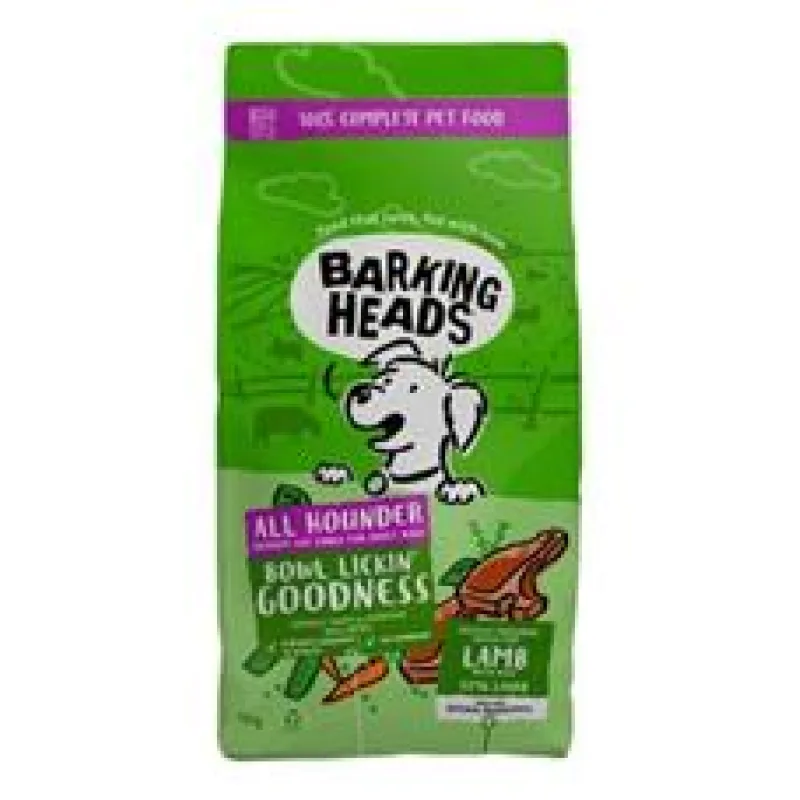 BARKING HEADS All Hounder Bowl Lickin Good Lamb 2kg 2kg