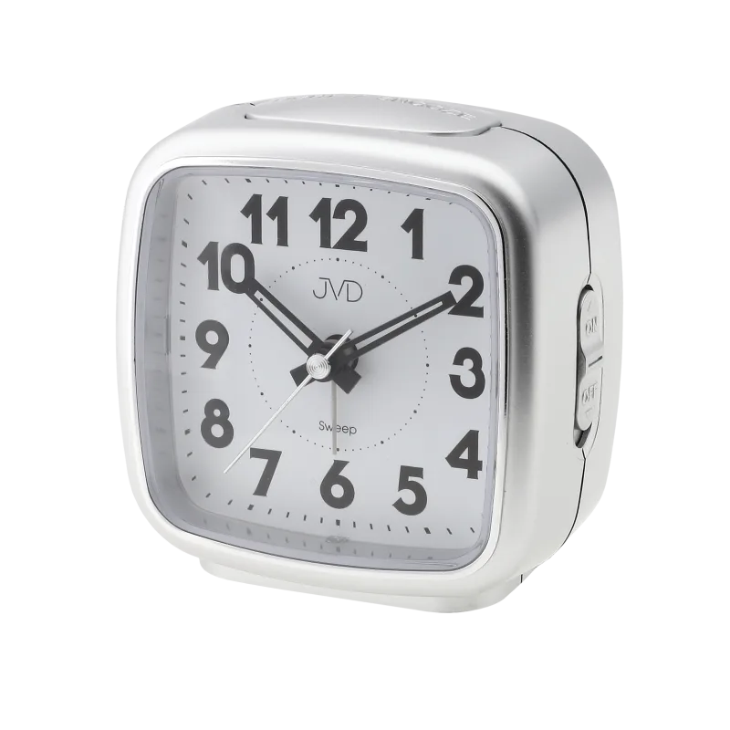 Analogový netikající tichý ručkový budík JVD SRP878.1