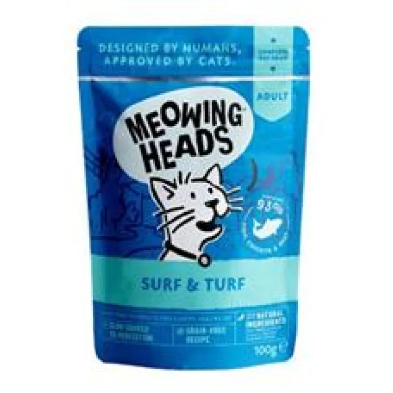 Kapsička MEOWING HEADS Surf & Turf 100 g