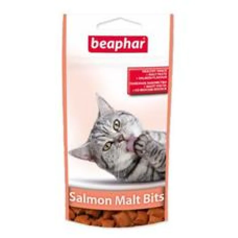 Beaphar Pochoutka Malt Bits losos 35g