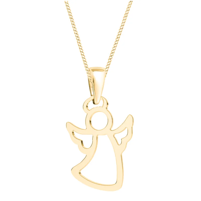 JVD Dámský stříbrný pozlacený přívěsek andělíček SVLP0547XH2GO00 SKLAD