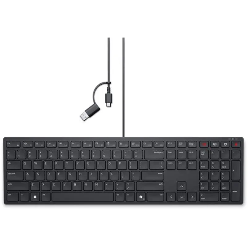 Dell Pro Wired Collaboration Keyboard - KB525C - Czech/Slovak (QWERTZ)…
