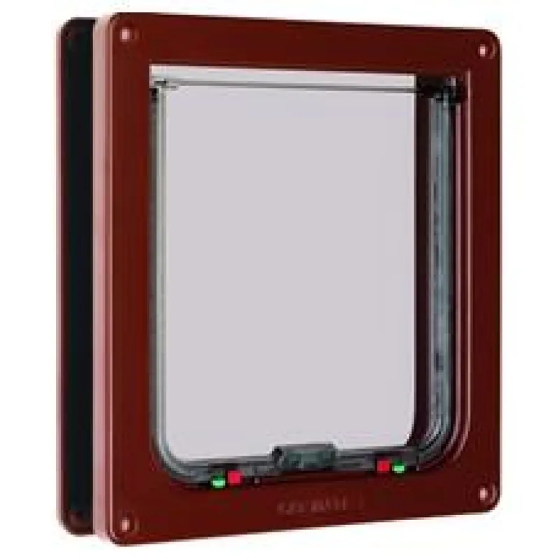 Dvířka průchozí plast hnědá L 23,5x25,2cm Flamingo 1 ks