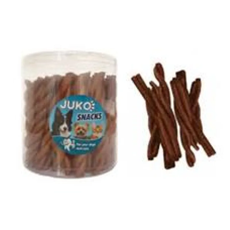 Jerky tyčinka kroucená Kuřecí JUKO Snacks 50ks