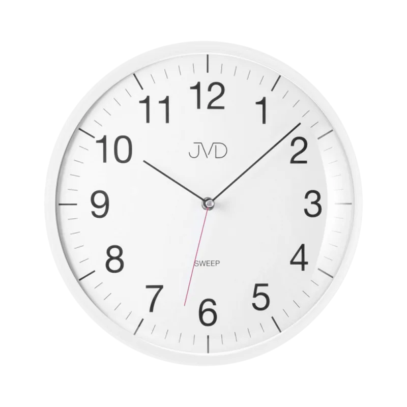 JVD Netikajcí analogové tiché nástěnné hodiny JVD HA16.5