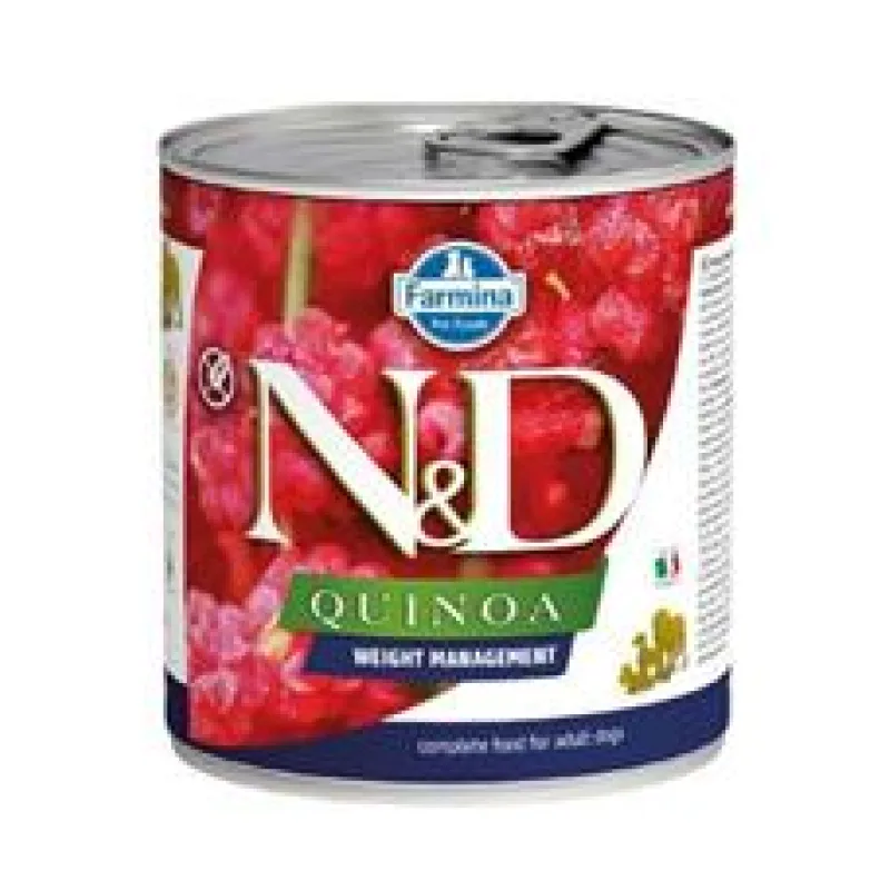 N&D DOG QUINOA Weight Mnmgmt Lamb & Brocolli 285 g