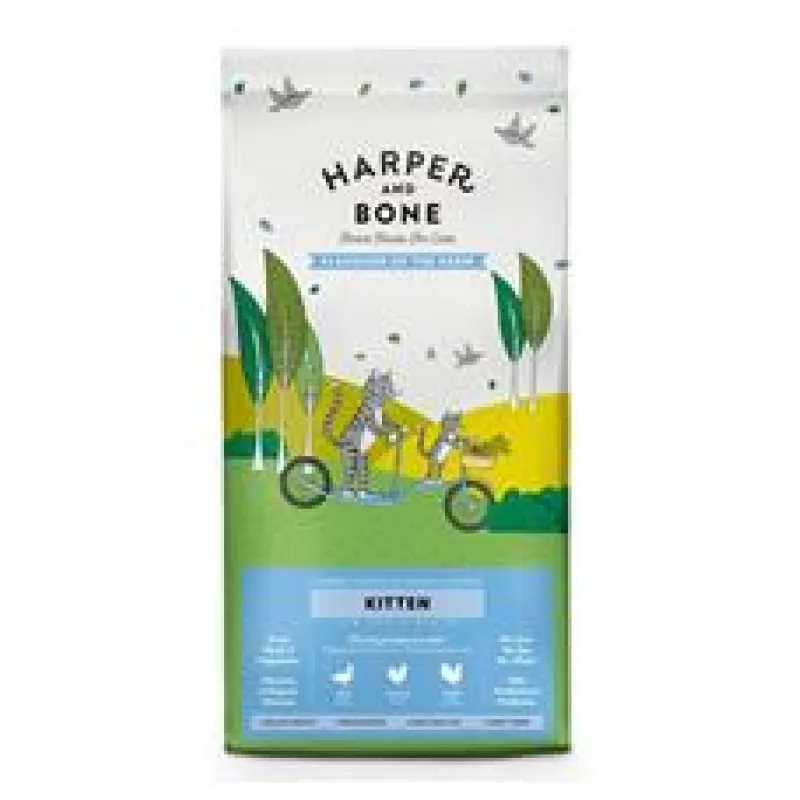Harper and Bone Cat Kitten příchutě farmy 5 kg