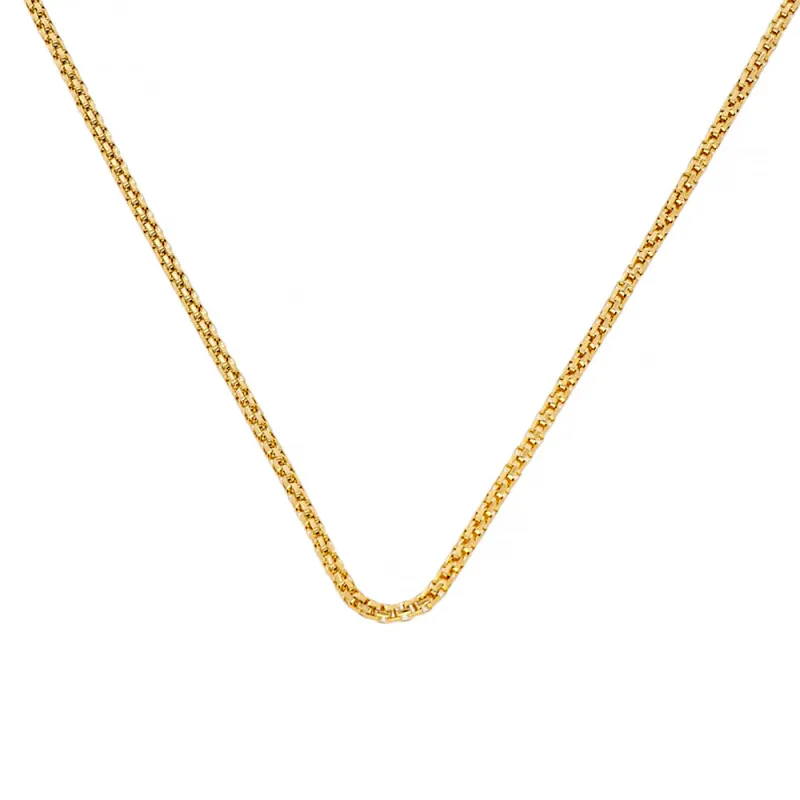 MPM Elegantní řetízek z chirurgické oceli ve zlatavém odstínu řetízek 7546 - pozlacený SNE.7546.. 55cm