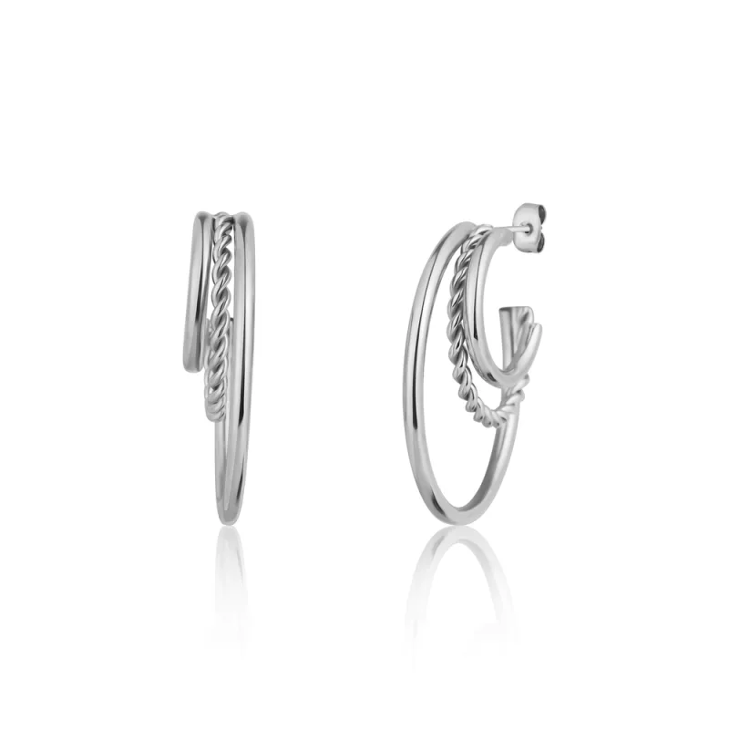 JVD Dámské ocelové náušnice na puzetku SSSE0144XG10000