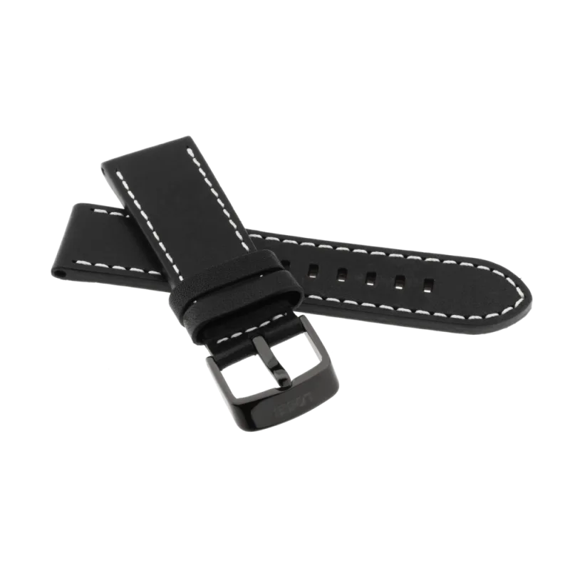 JVD Pánský kožený černý řemínek LOSER Infinity Spirit RLOS-I05