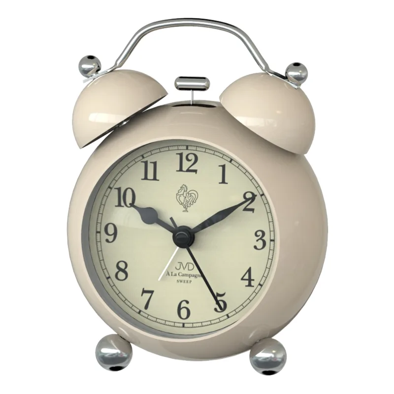 Ručkový netikající sweep analogový budík Quartz JVD SRP2810.1