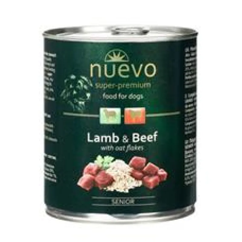 Nuevo pes Senior Jehněčí s ovesnými vl. konz. 800 g