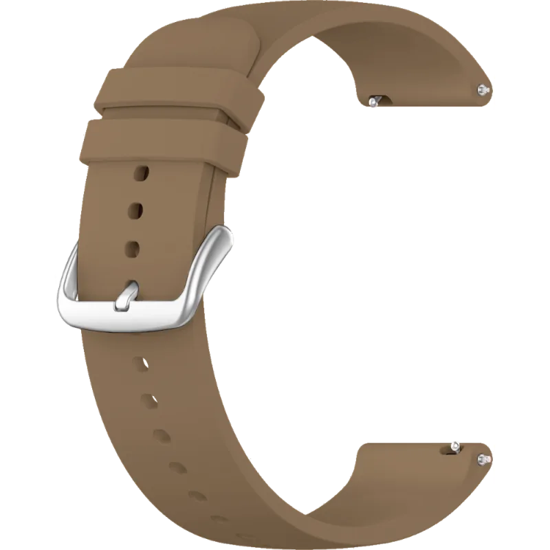 LAVVU Béžový silikonový řemínek na hodinky - 20 LS00E20