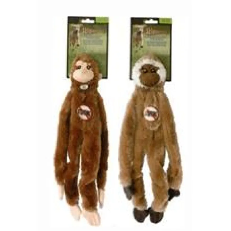 Hračka pes Opice pískací Skinneeez 41 cm