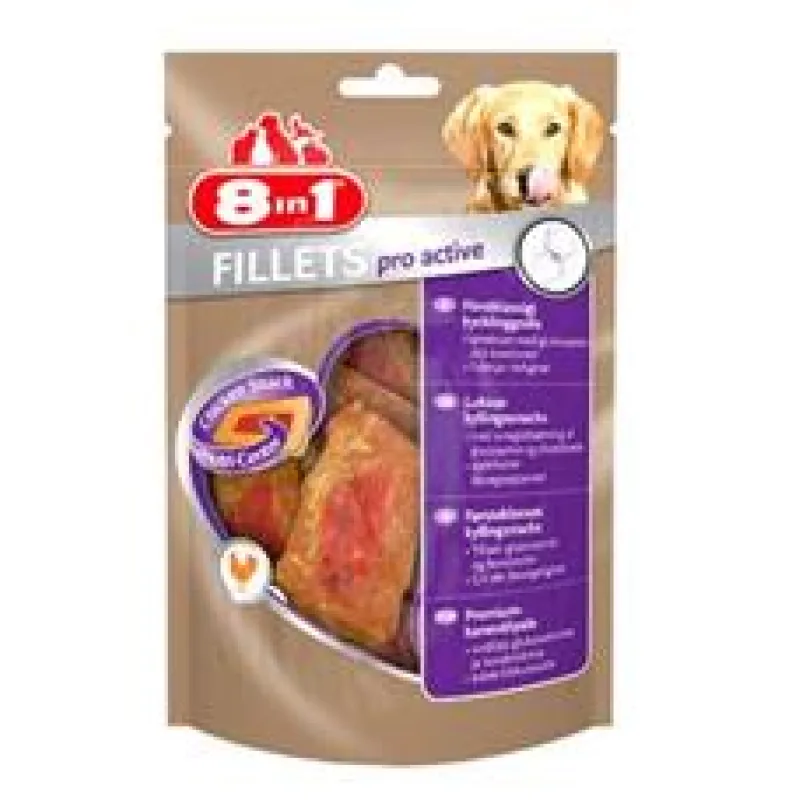 Pochoutka 8in1 Fillets pro active S 80 g